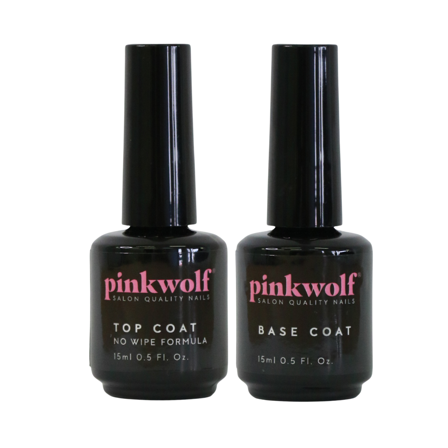 gel nail polish base and top coat pack