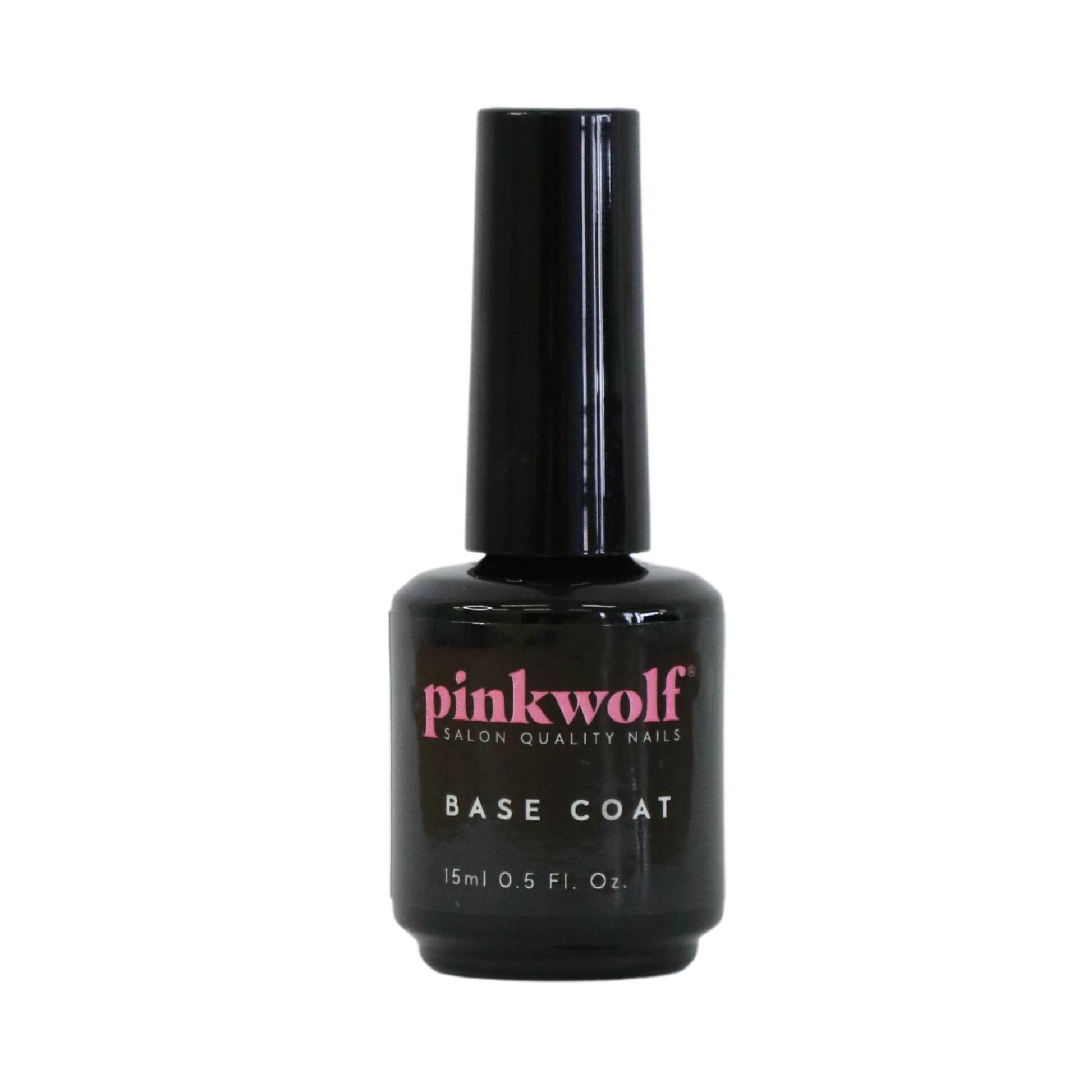 Pinkwolf gel nail polish base coat 15ml bottle